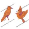Bird Embroidery design ABE19-23