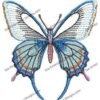 Attractive Butterfly Design BED4-23