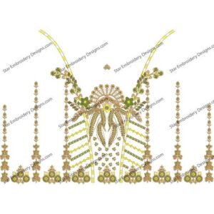 Neck Gala Embroidery NED350-23