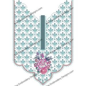 Neck Embroidery Design NED355-23