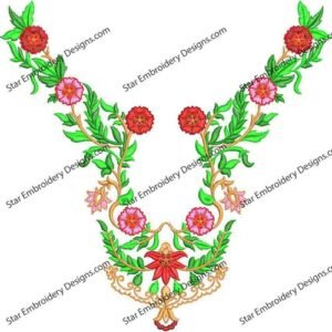 Neck Flower Design NED361-23