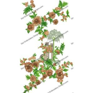 Neck Flower Design NED383-23