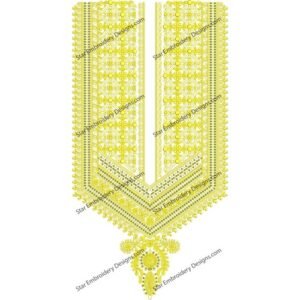 Neck Embroidery Pattern NED407-23