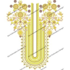 Gala Neck Embroidery NED408-23