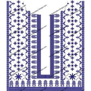 Neck Gala Embroidery NED409-23