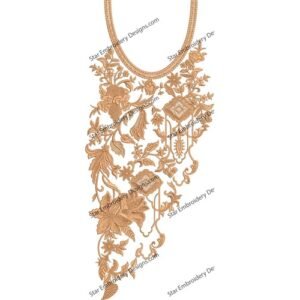 Neck Embroidery Design NED412-23
