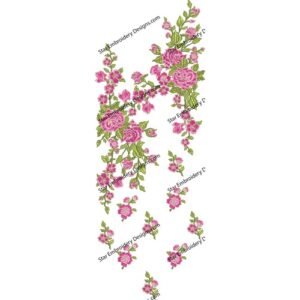 Flower Embroidery Design NED414-23