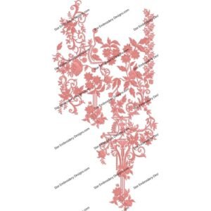 Neck Floral Embroidery NED422-23