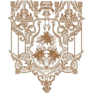 Neck Gala Embroidery NED426-23