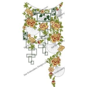 Neck Flower Design NED430-23