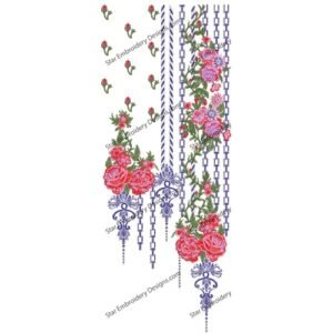 Beautiful Floral Gala Design NED431-23