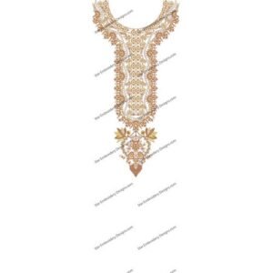 Neck Embroidery Design NED448-23