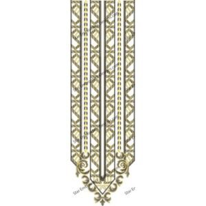 Neck Embroidery Design NED455-23