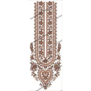 Neck Embroidery Design NED473-23