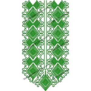 Neckline Embroidery Design NED478-23