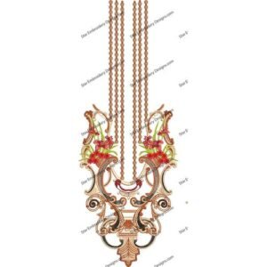 Neck Gala Embroidery NED490-23