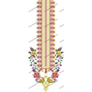 Neck Embroidery Design NED496-23