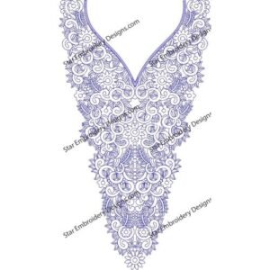 Neck Embroidery Design NED501-23