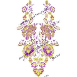 Flower Embroidery Design NED516-23