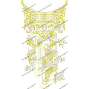 Neck Embroidery Design NED517-23