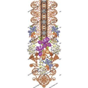 Long Gala Embroidery NED519-23