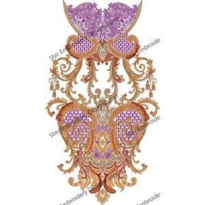 Neck Embroidery Design NED528-23