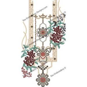 Neck Embroidery Design NED745-24
