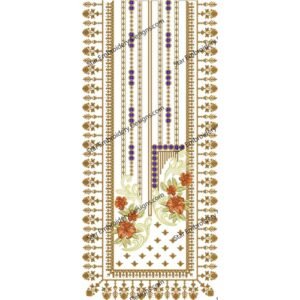 Neck Embroidery Design NED755-24