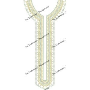 Unique Neck Embroidery NED770-24