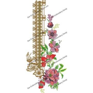 Neck Embroidery Design NED782-24