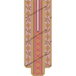 Suit Neck Embroidery NED785-24