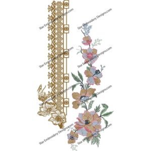 Beautiful Neck Embroidery NED790-24