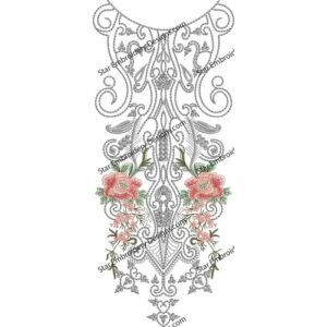 Attractive Neck Embroidery NED791-24