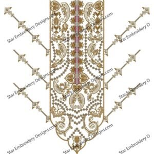 Neck Suit Embroidery NED795-24