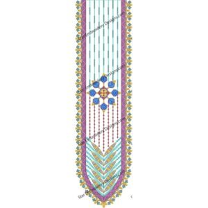 Unique Neck Embroidery ED803-24