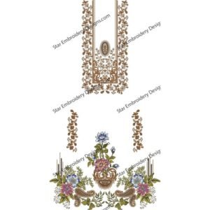 Neck Embroidery Design NED811-24