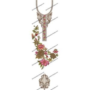 Neck Embroidery Design NED816-24