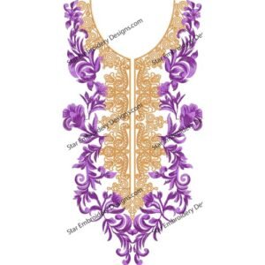 Beautiful Neck Embroidery NED821-24