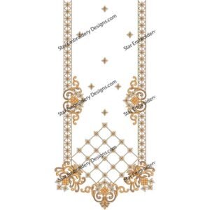 Unique Neck Embroidery NED833-24