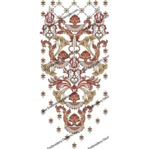 Attractive Neck Embroidery NED866-24