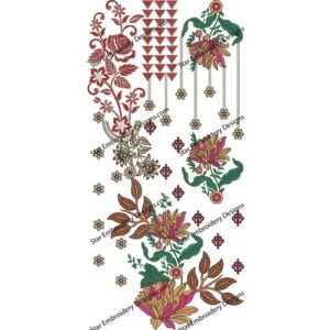 Neck Embroidery Design NED871-24