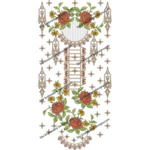 Suit Neck Embroidery NED873-24