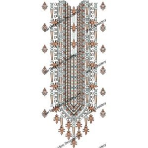 Neck Embroidery Design NED874-24