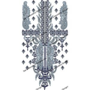 Unique Neck Embroidery NED879-24