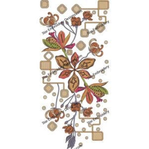Neck Floral Embroidery NED886-24
