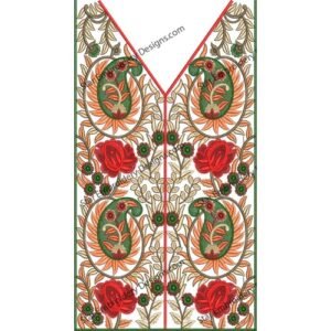 Neck Embroidery Design NED890-24