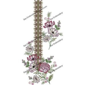 Neck Floral Embroidery NED894-24