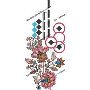 Unique Neck Embroidery NED914-24