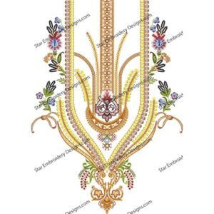 Unique Neck Embroidery NED923-24