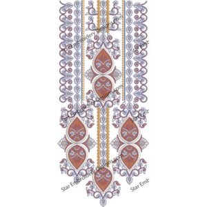 Neck Embroidery Design NED937-24
